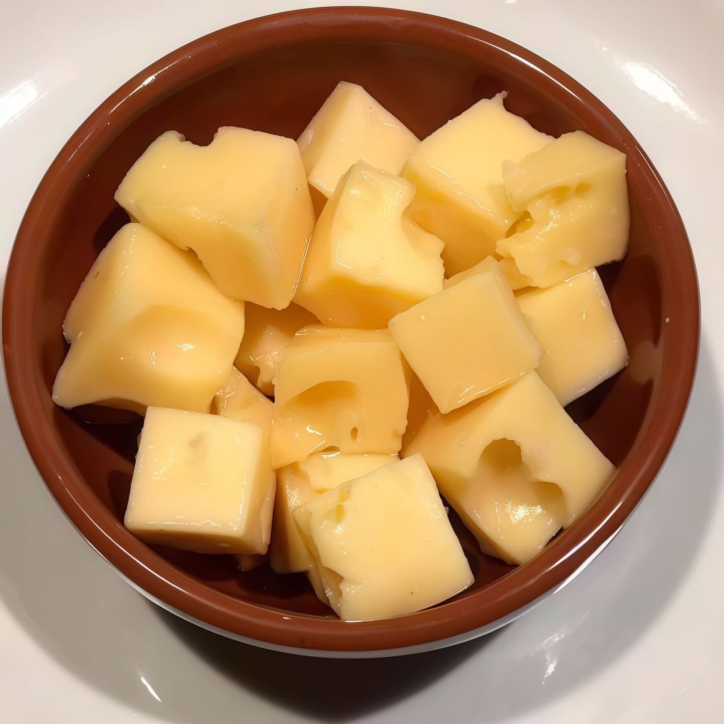 Queso En Cuadrados