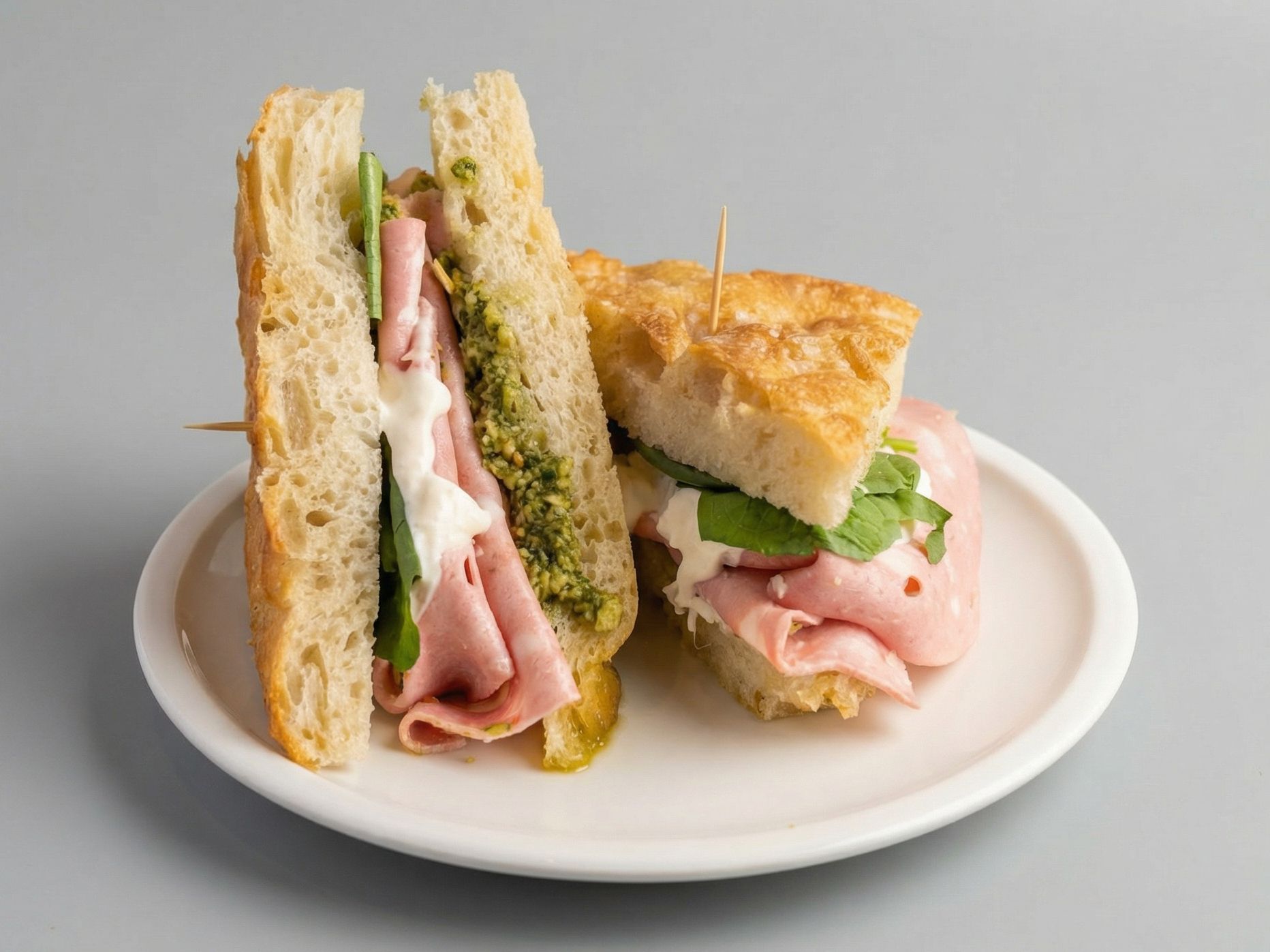 Focaccia de mortadela