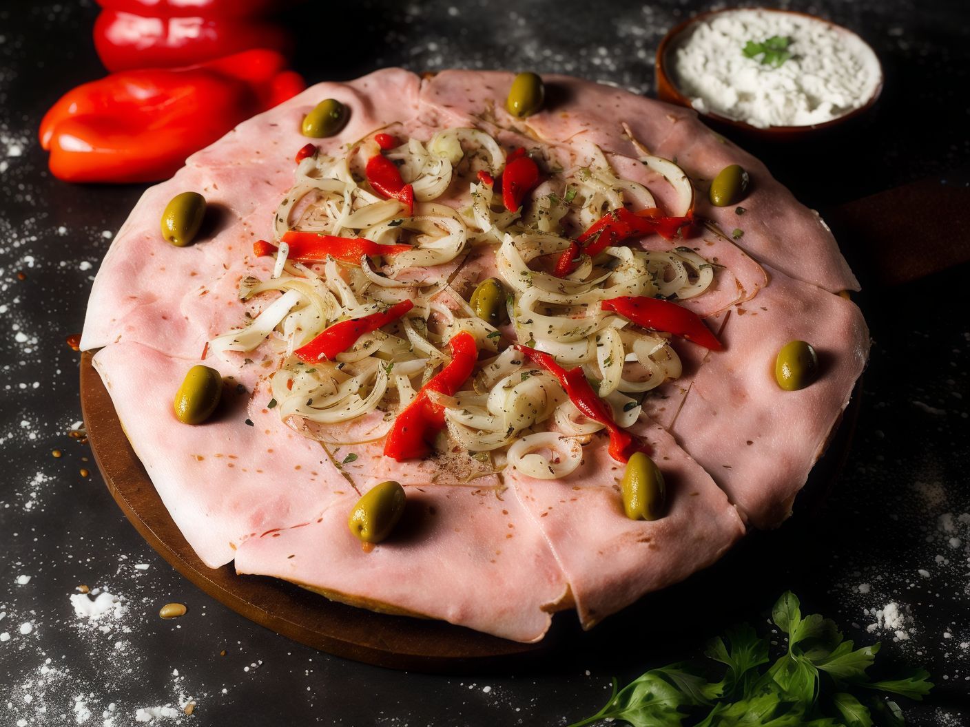 Pizza especial cebolla (4p)
