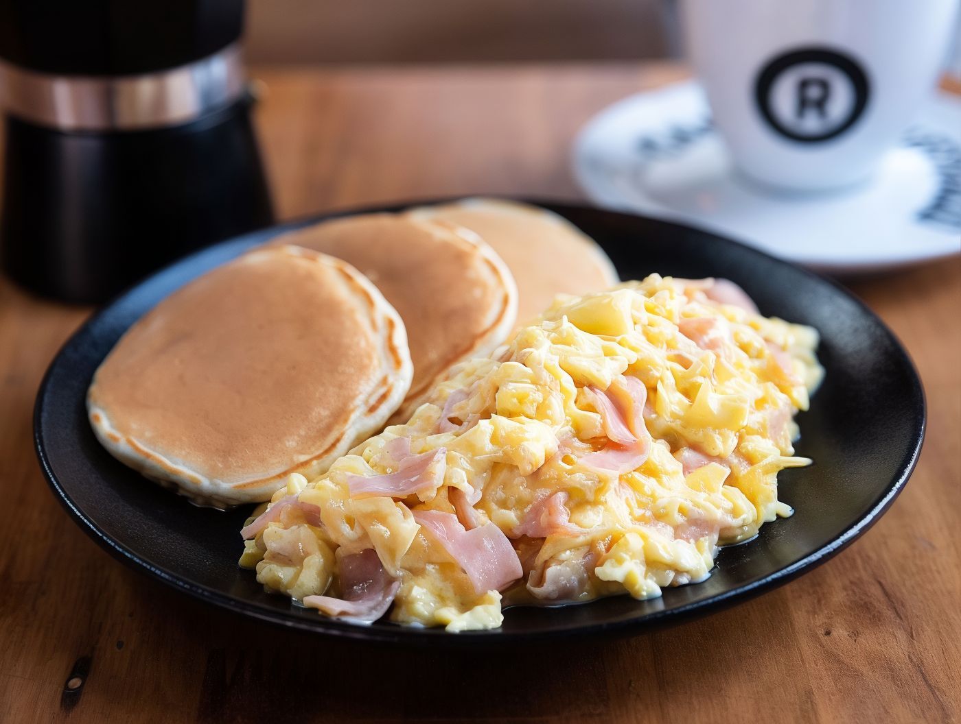 Huevos revueltos.