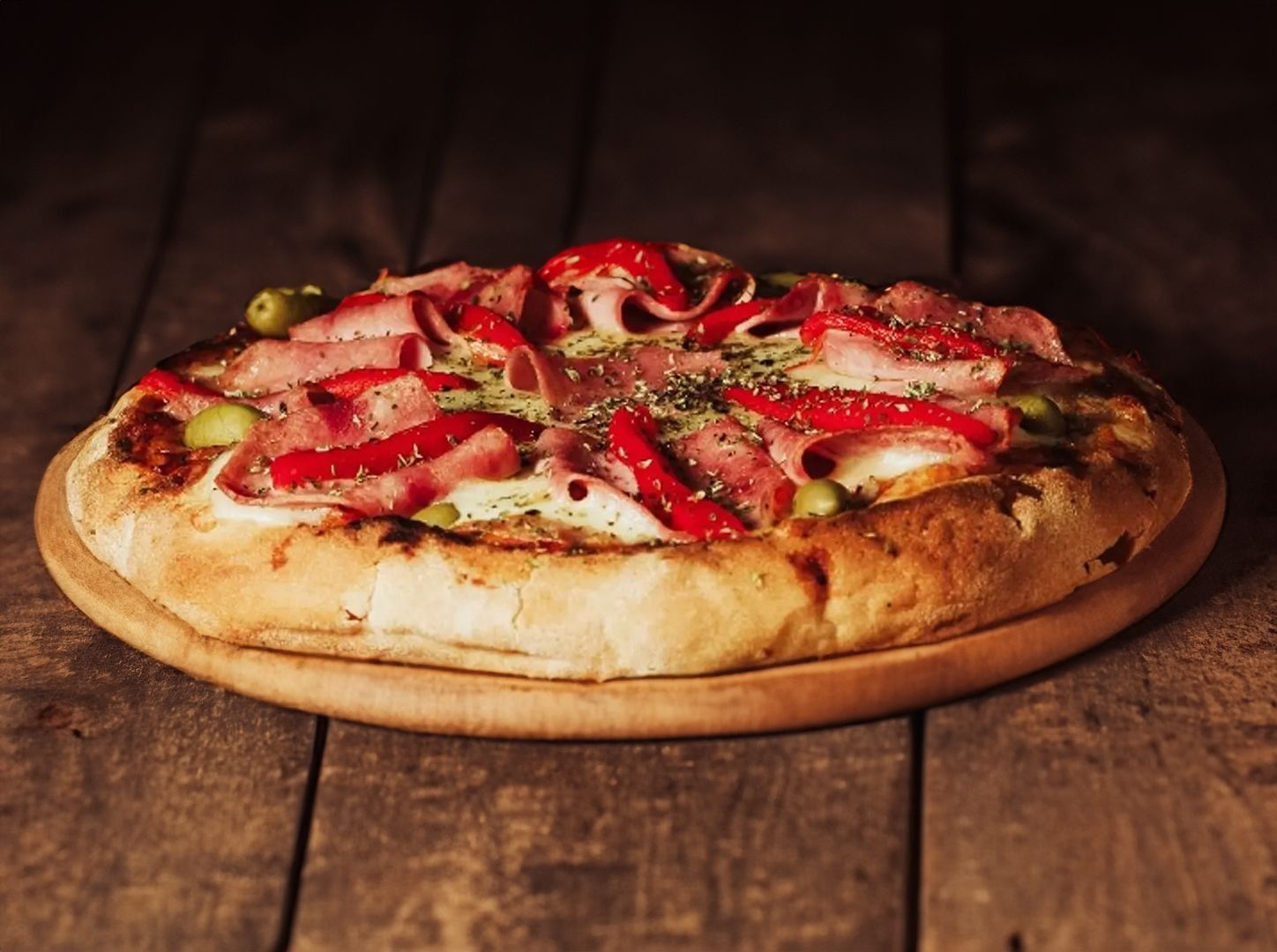 Pizza mitad y mitad - 8 p