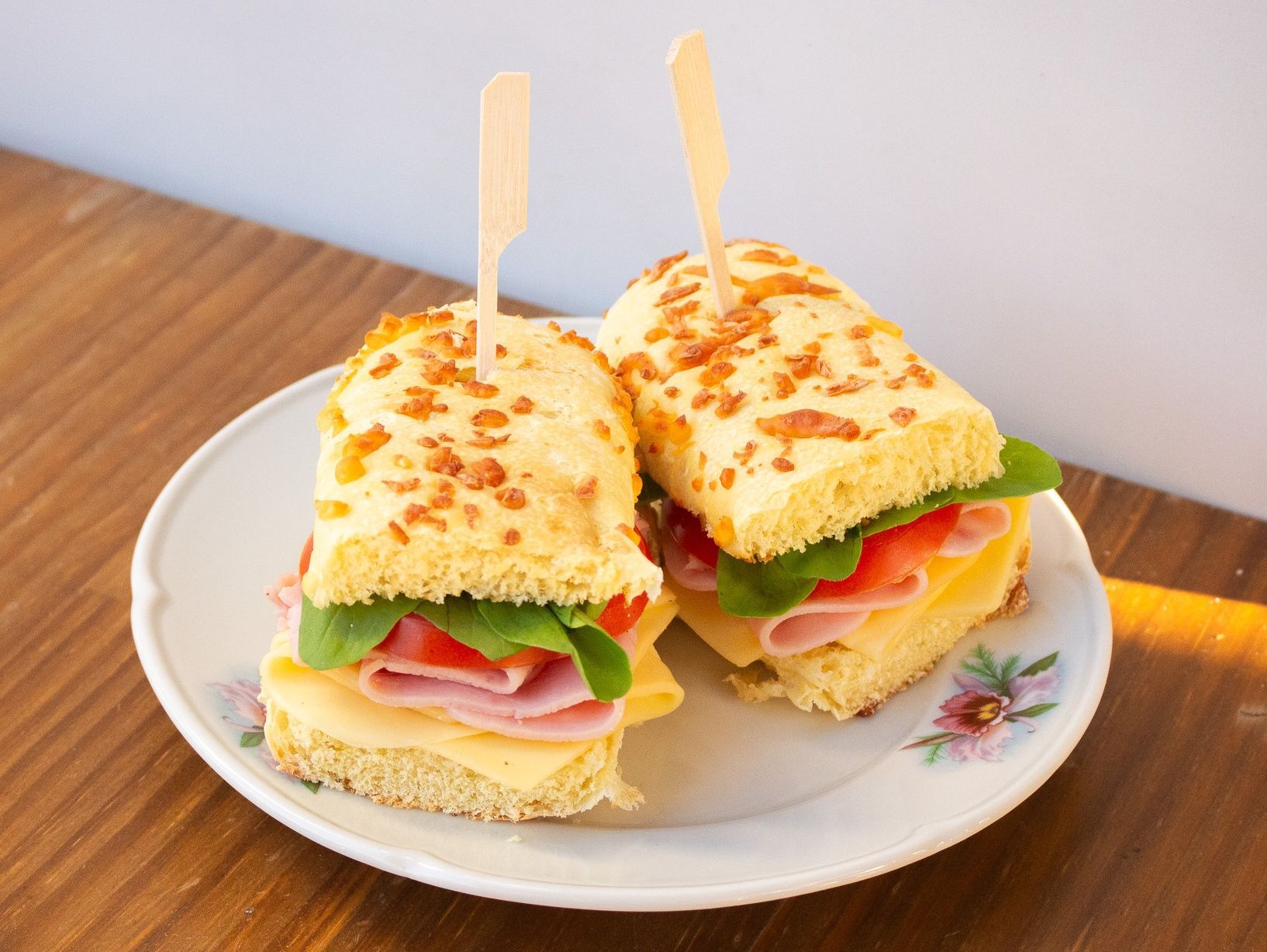 Baguette completa jamón