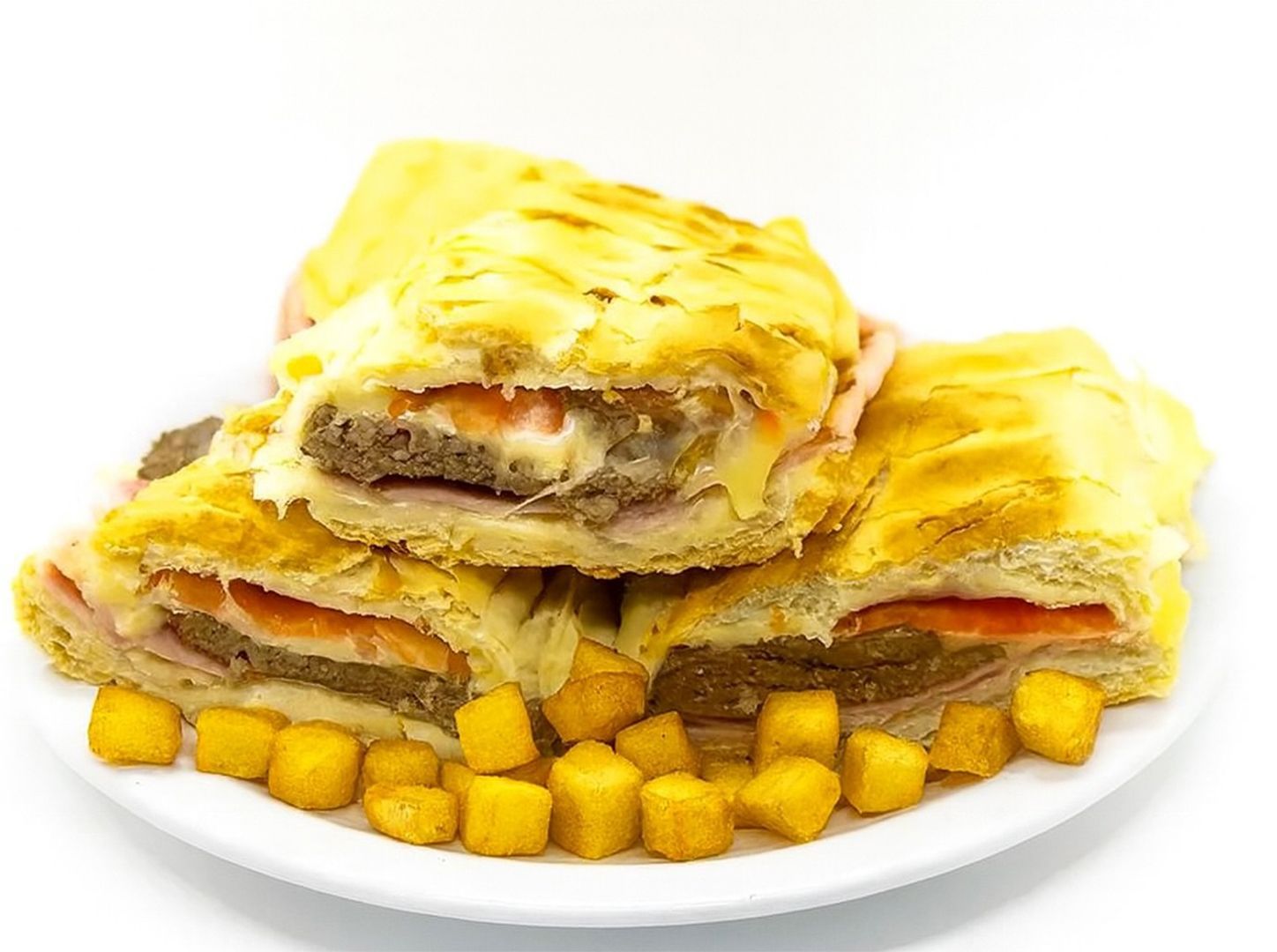 Media Baguesera + Papas Fritas