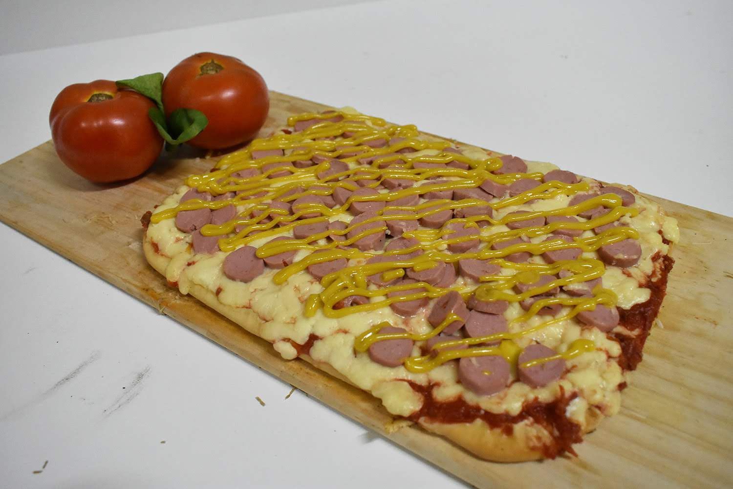 Pizza Con Mostaza
