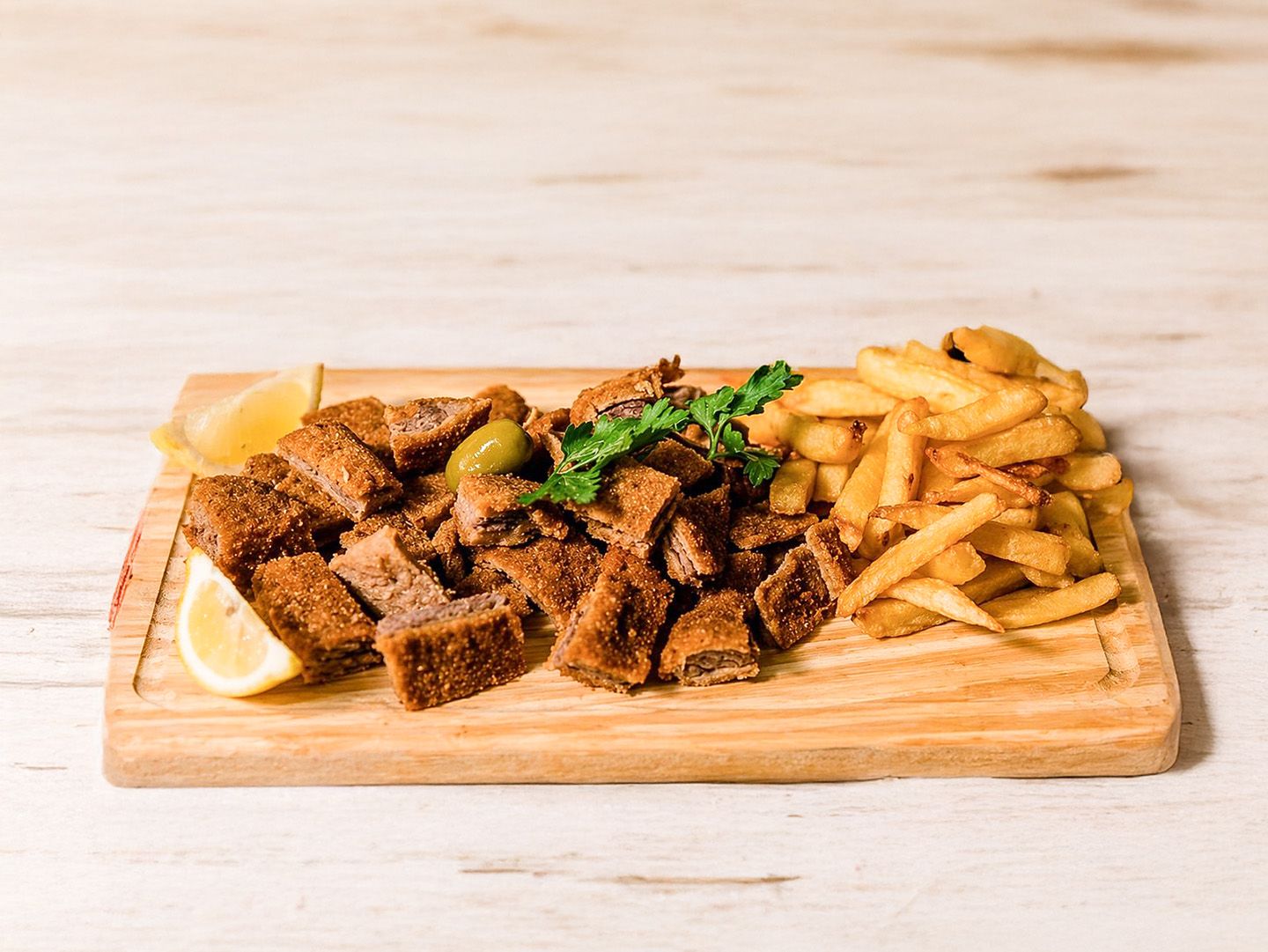Picada de milanesa