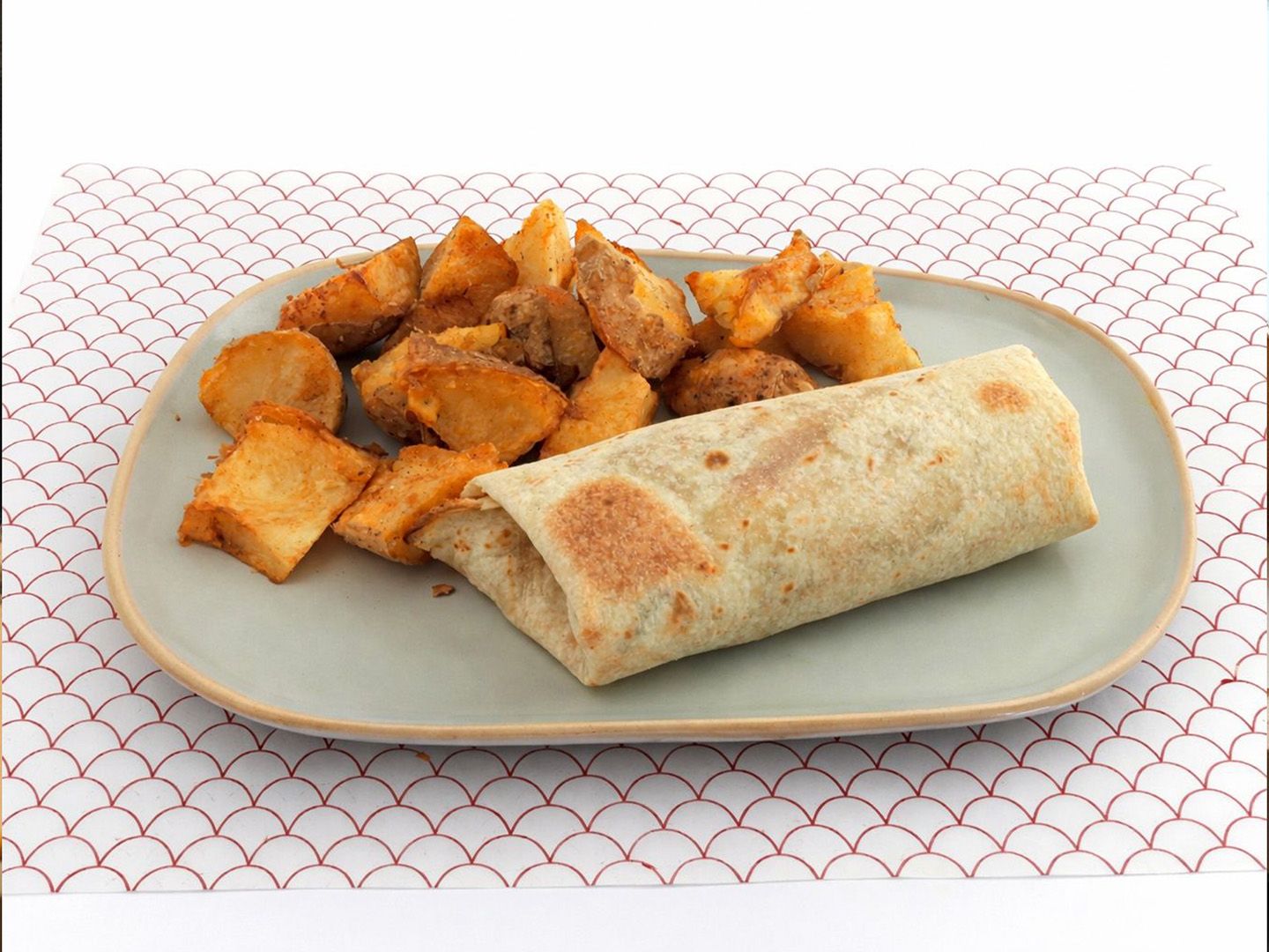 Wrap de quesos y hongos