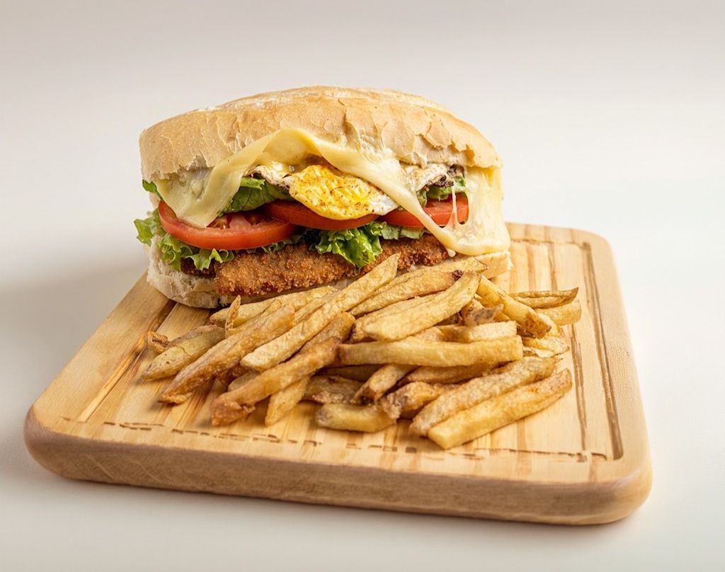 Sandwich de milanesa completo