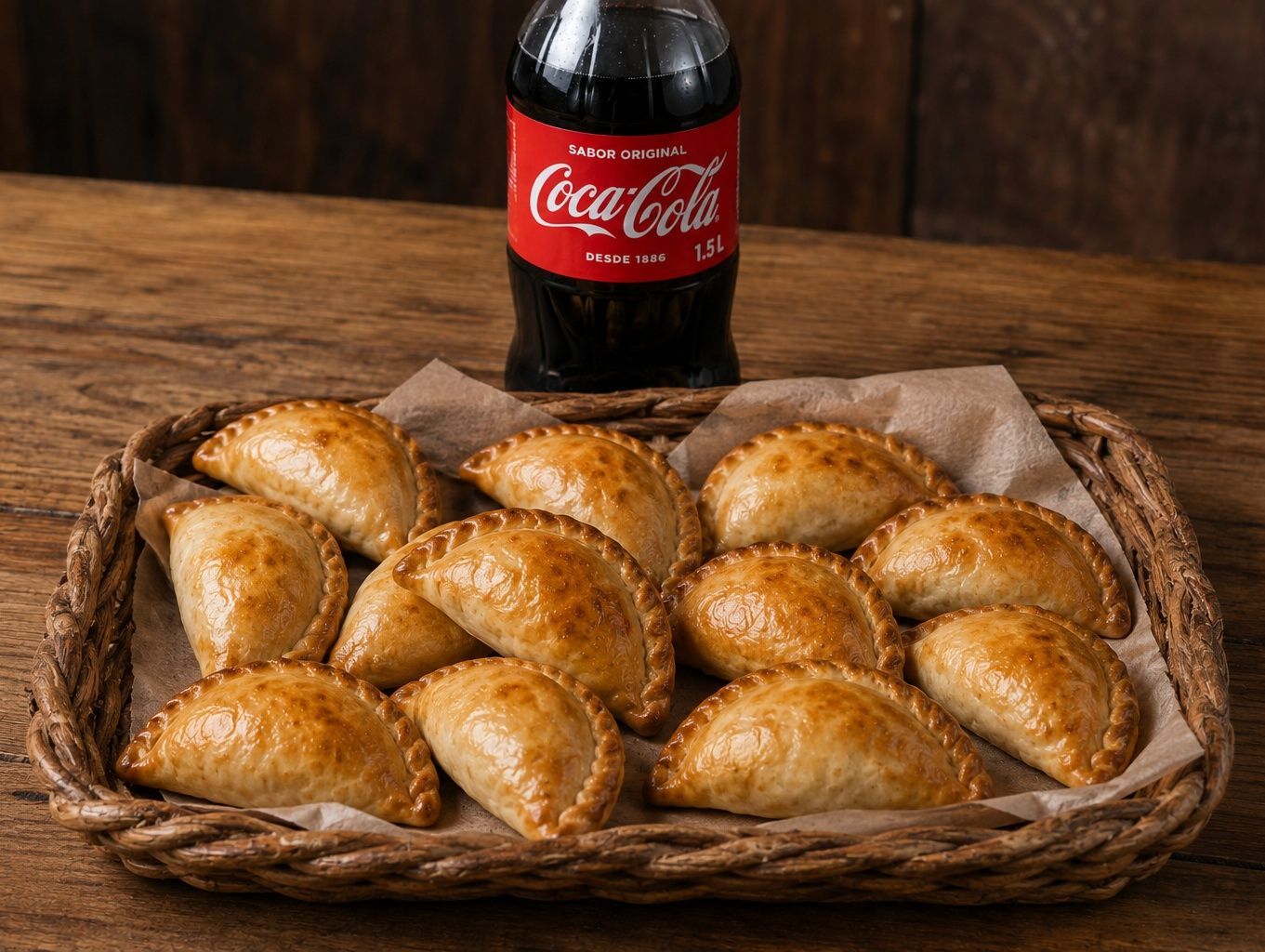 Docena de empanadas + bebida a elección