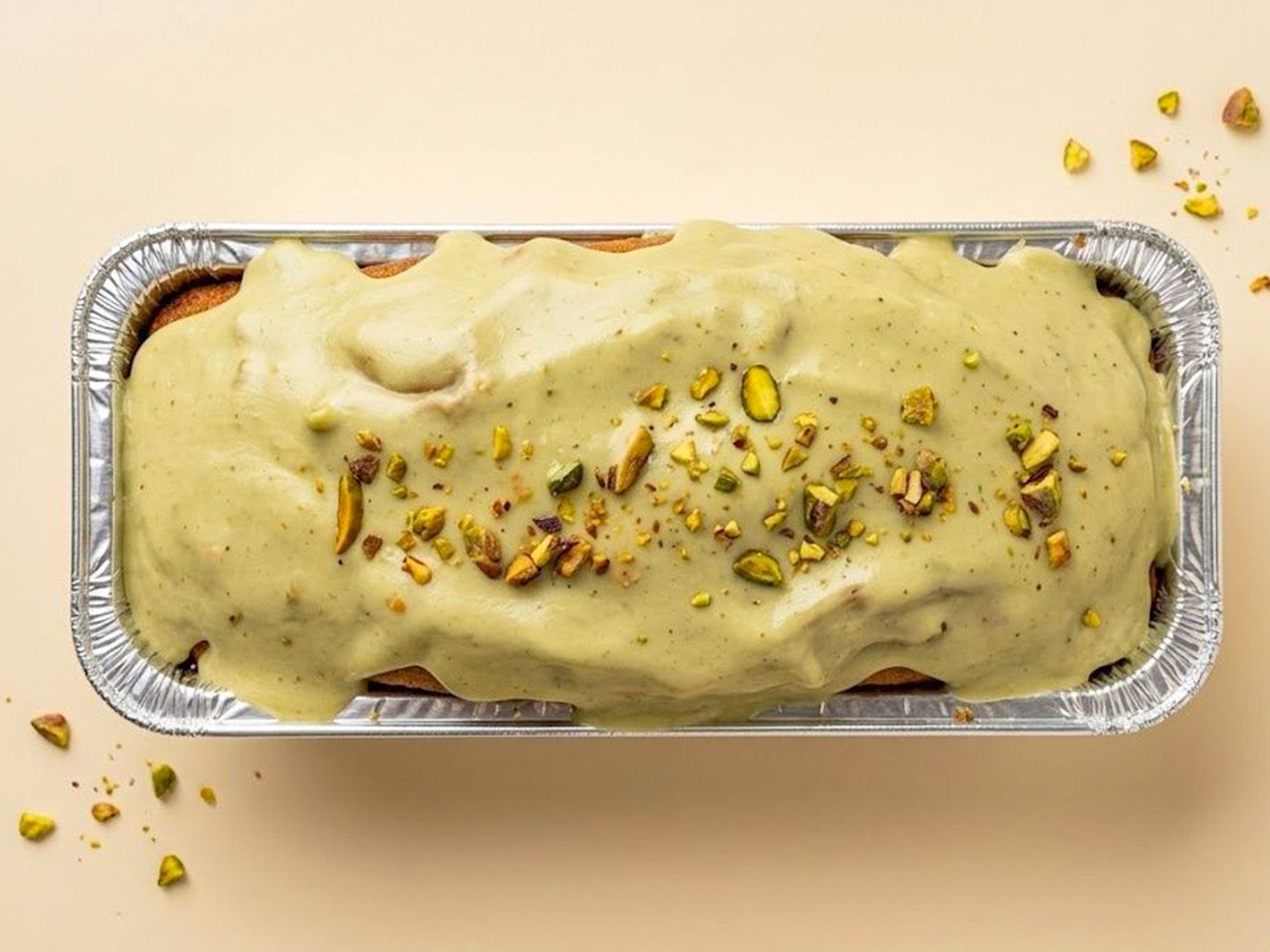 Budin de pistacho