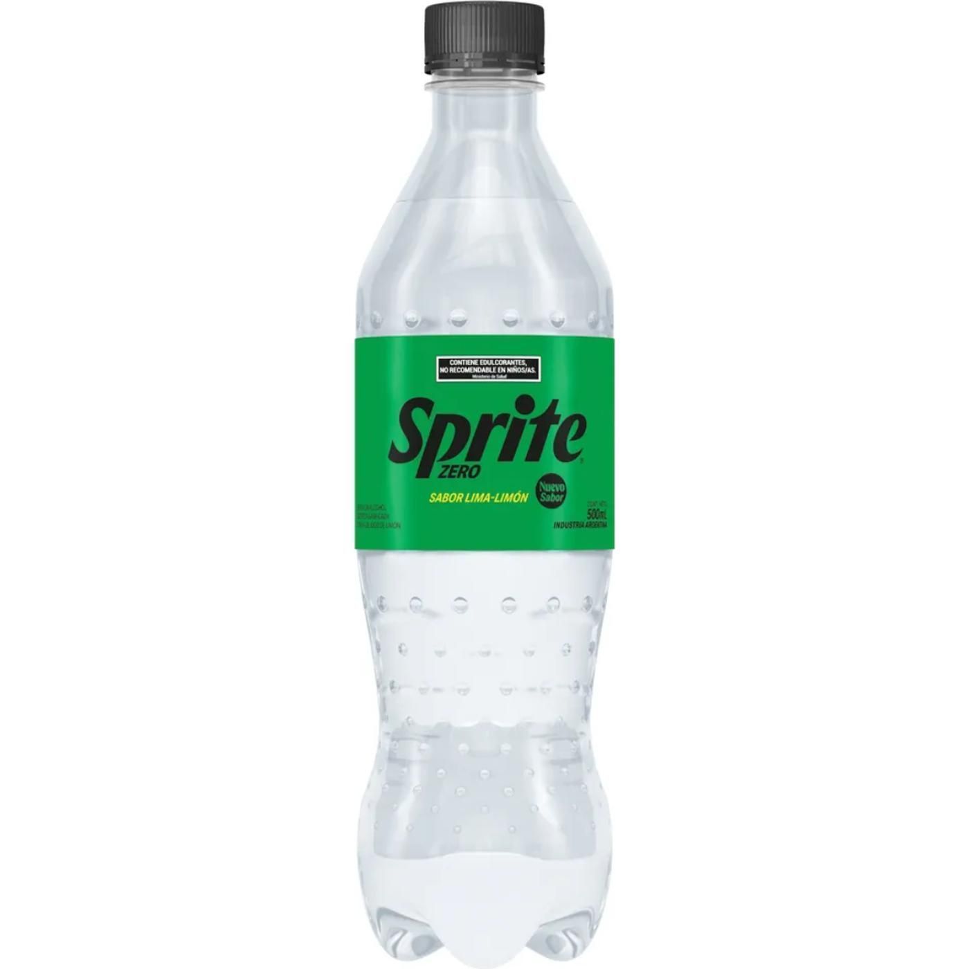 Gaseosa Sprite Lima Limón Zero 500 ml
