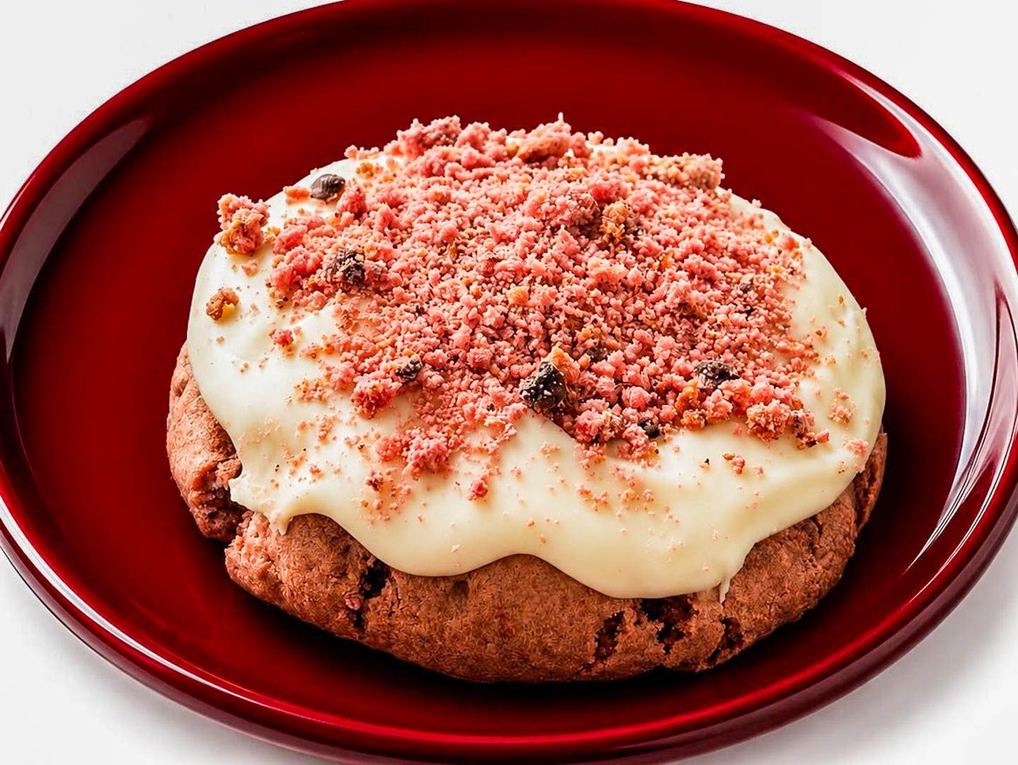 Cookie red velvet blc decorado