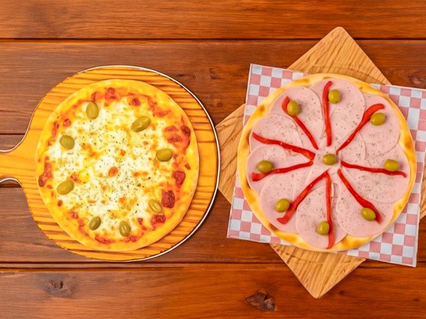 1 Muzzarella + 1 Especial