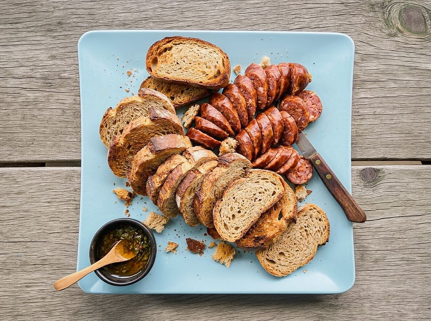 Picada de salame casero