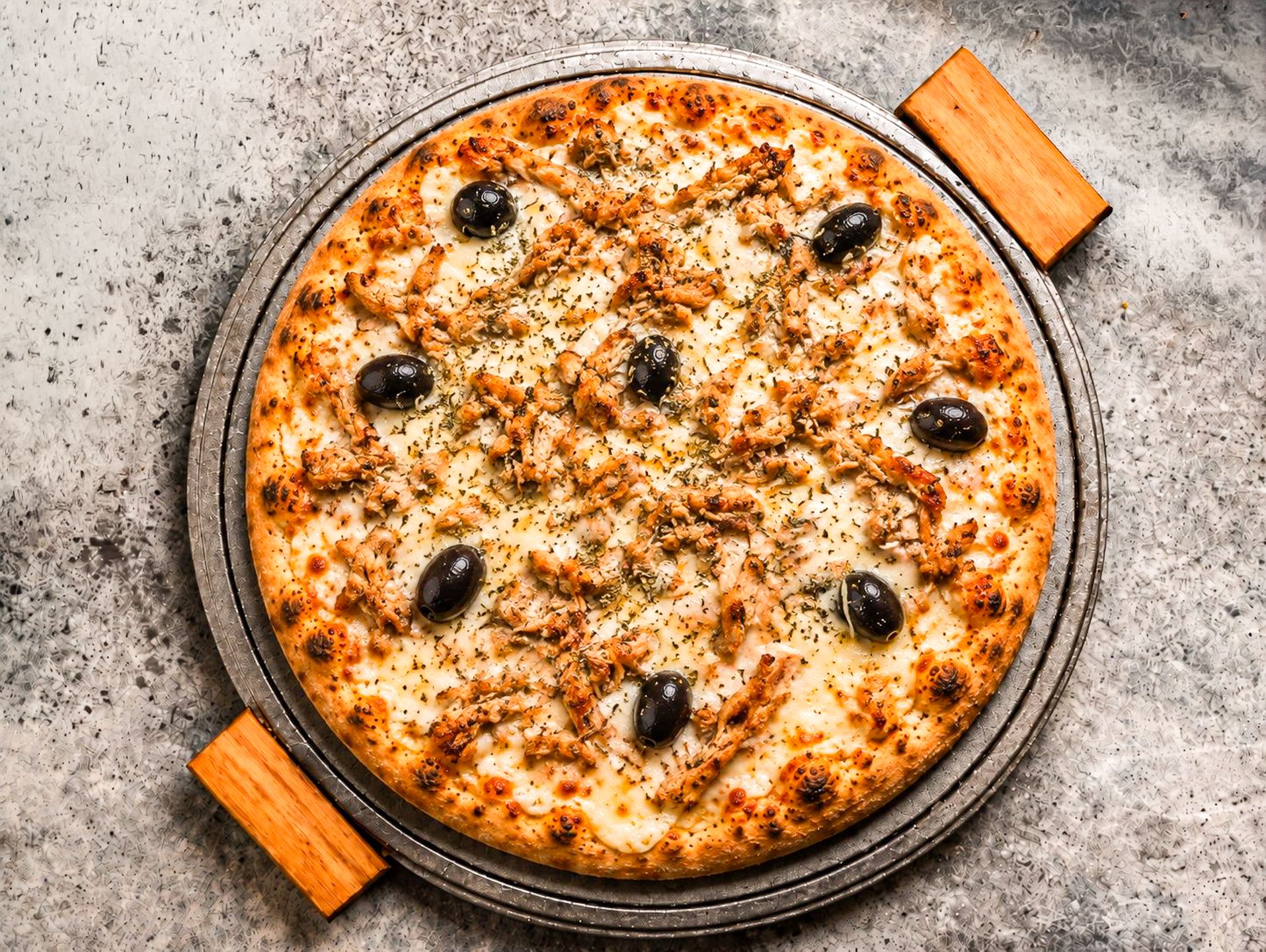 Pizza pollo 8p