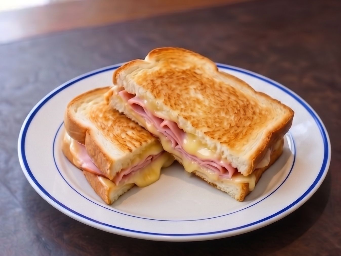 Tostado de jamón y queso
