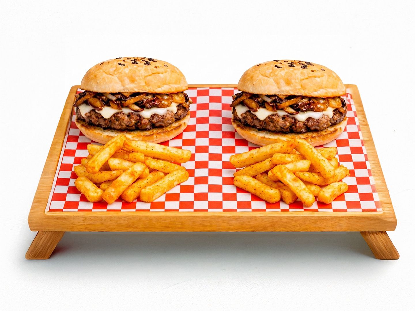 2 x hamburguesas krabs mas fritas