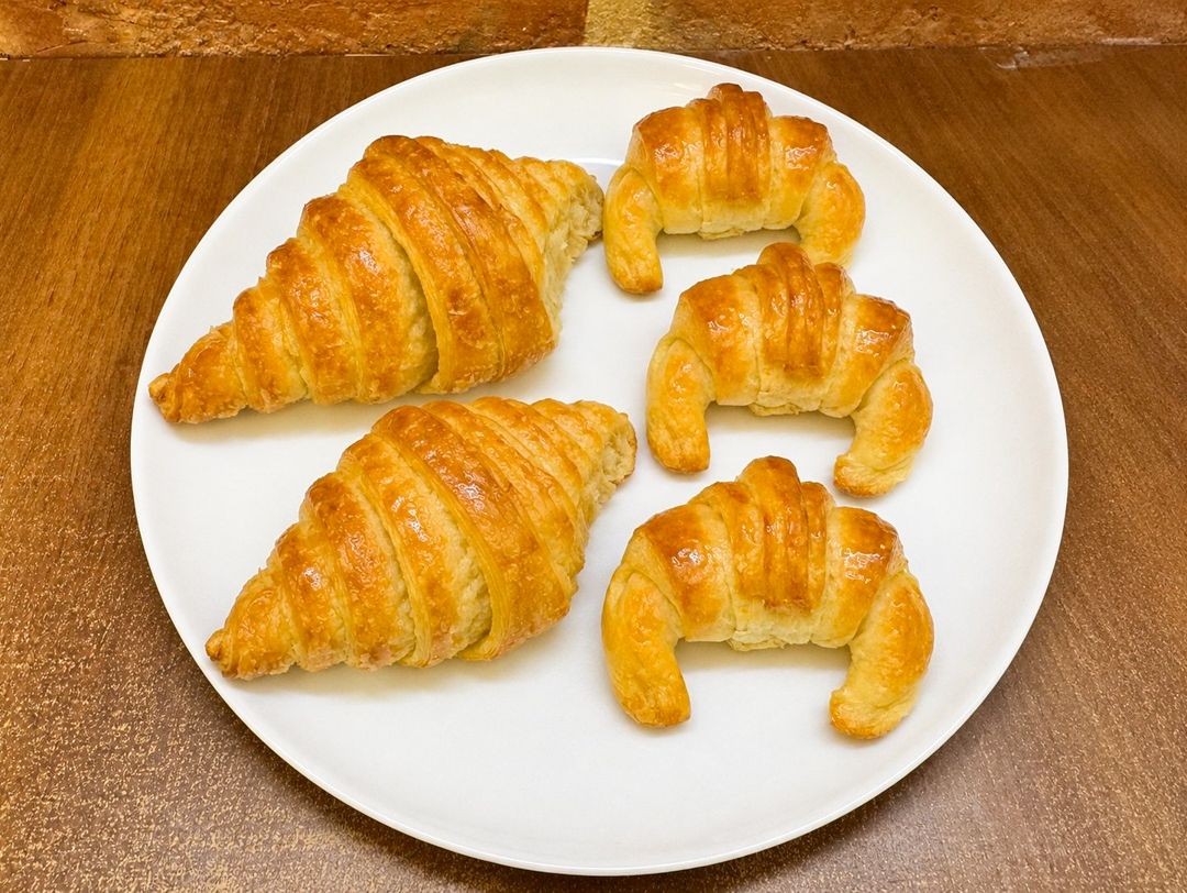 3 medialunas + 2 croissant a elección