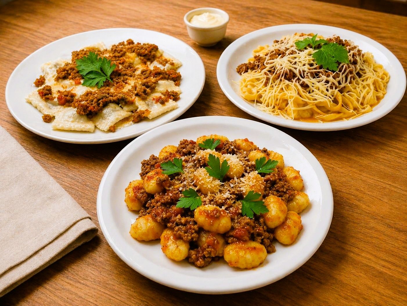 Plato de pastas a elección