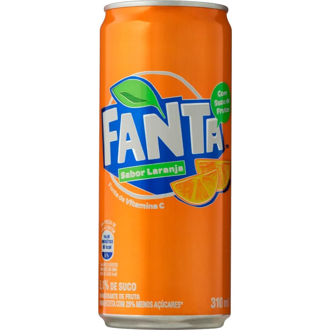 Gaseosa fanta naranja 310 ml