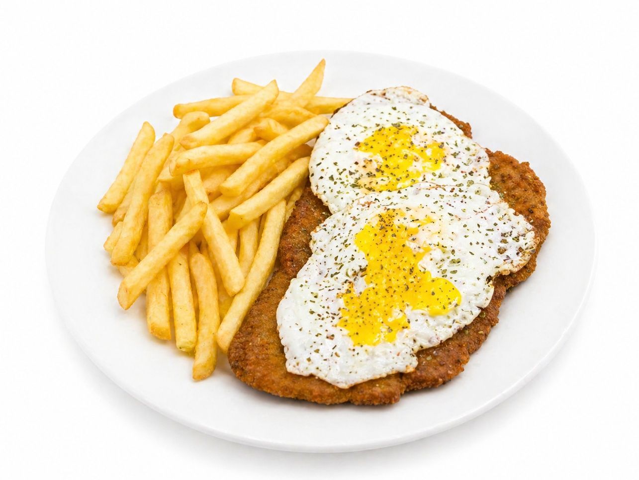 Milanesa a caballo