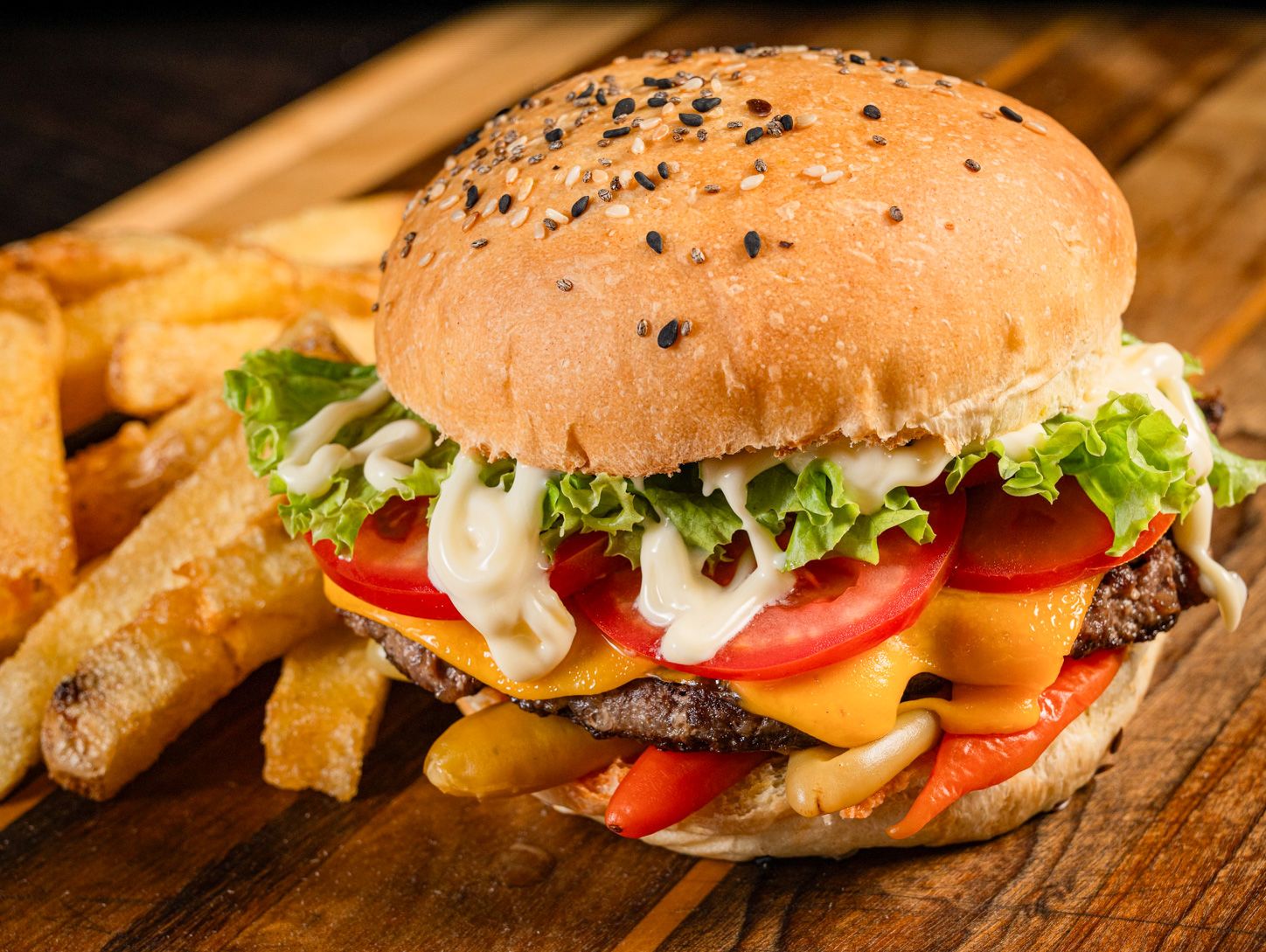 Hamburguesa mike tyson +f