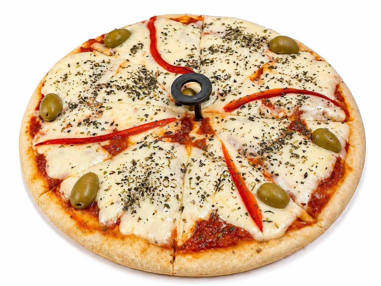Pizza muzzarella 8 porciones