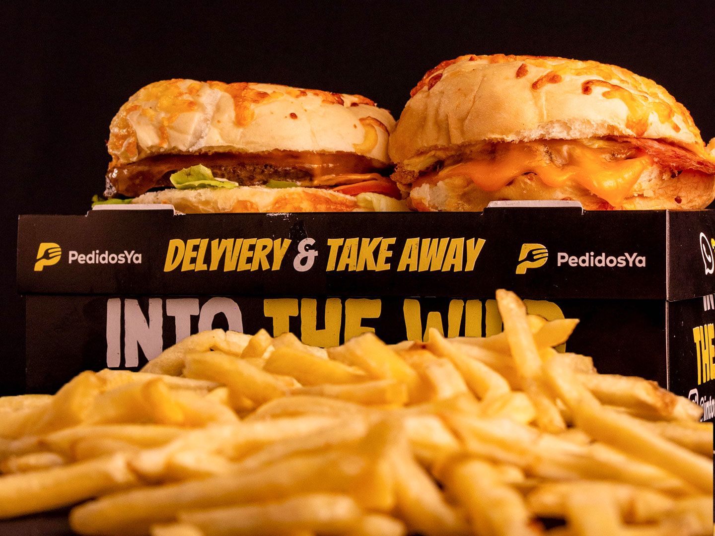 2x hamburguesas megas +papas