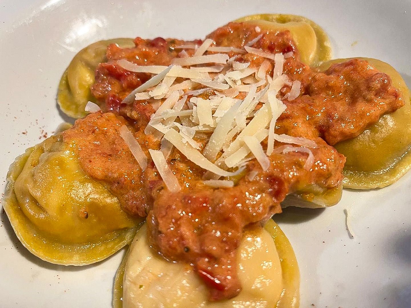 Sorrentinos de calabaza y queso