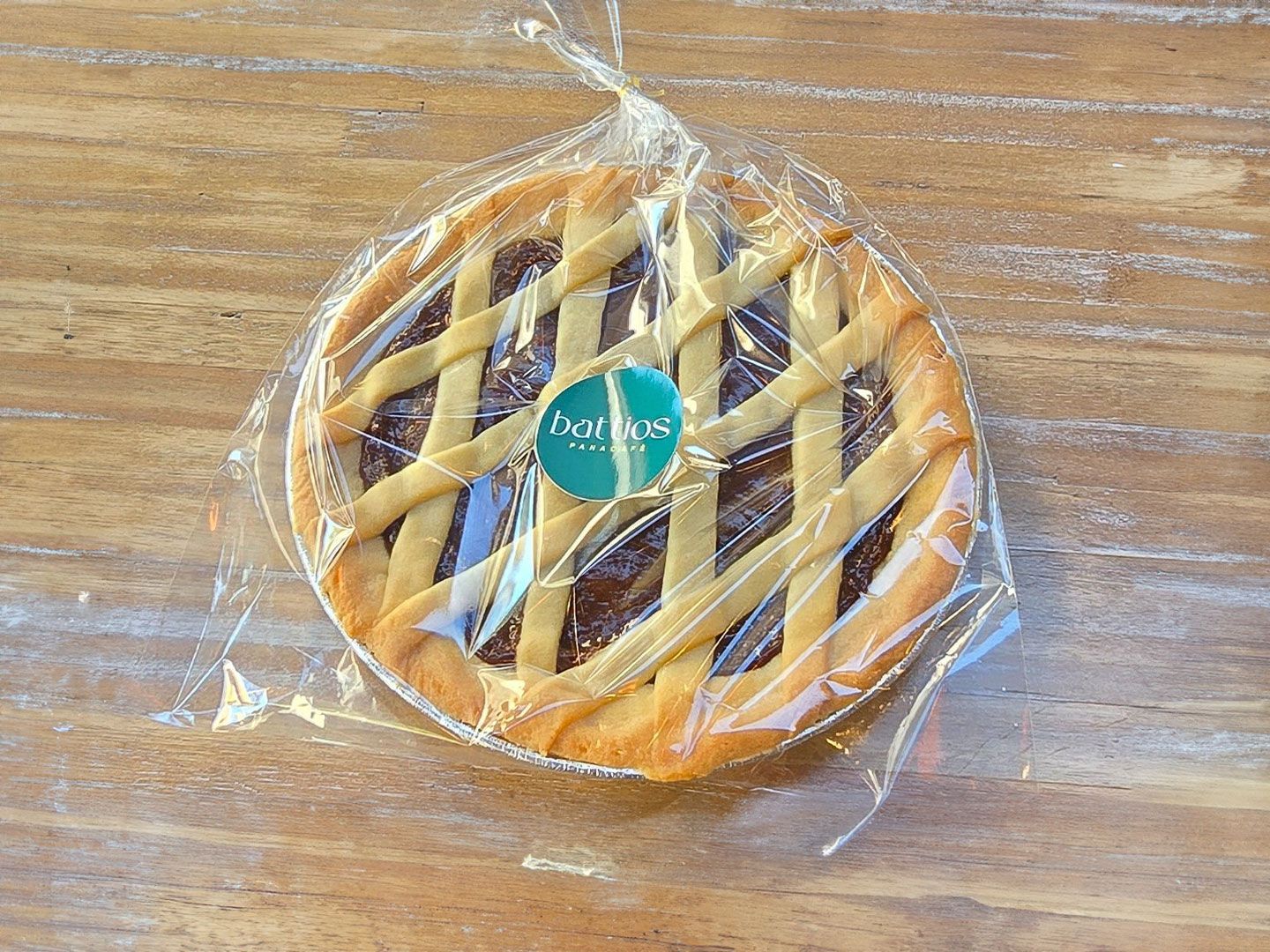 Pastafrola de dulce de leche