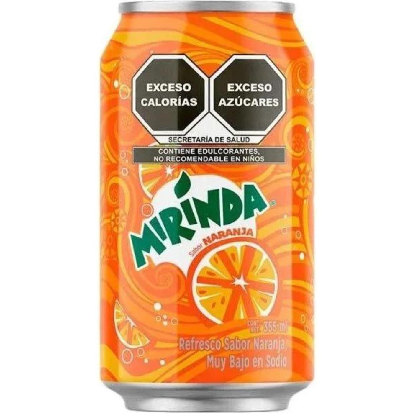 Gaseosa Mirinda Naranja 354 ml
