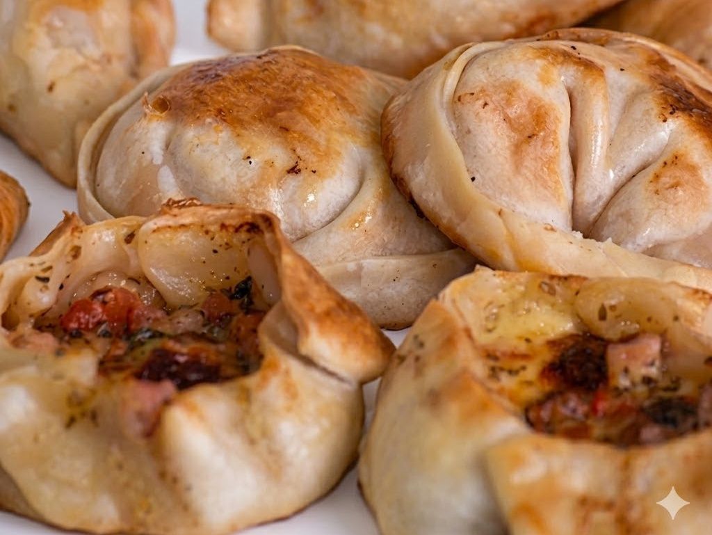 Empanada de pollo con cheddar