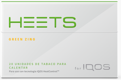Cajetilla Heets Green Zing