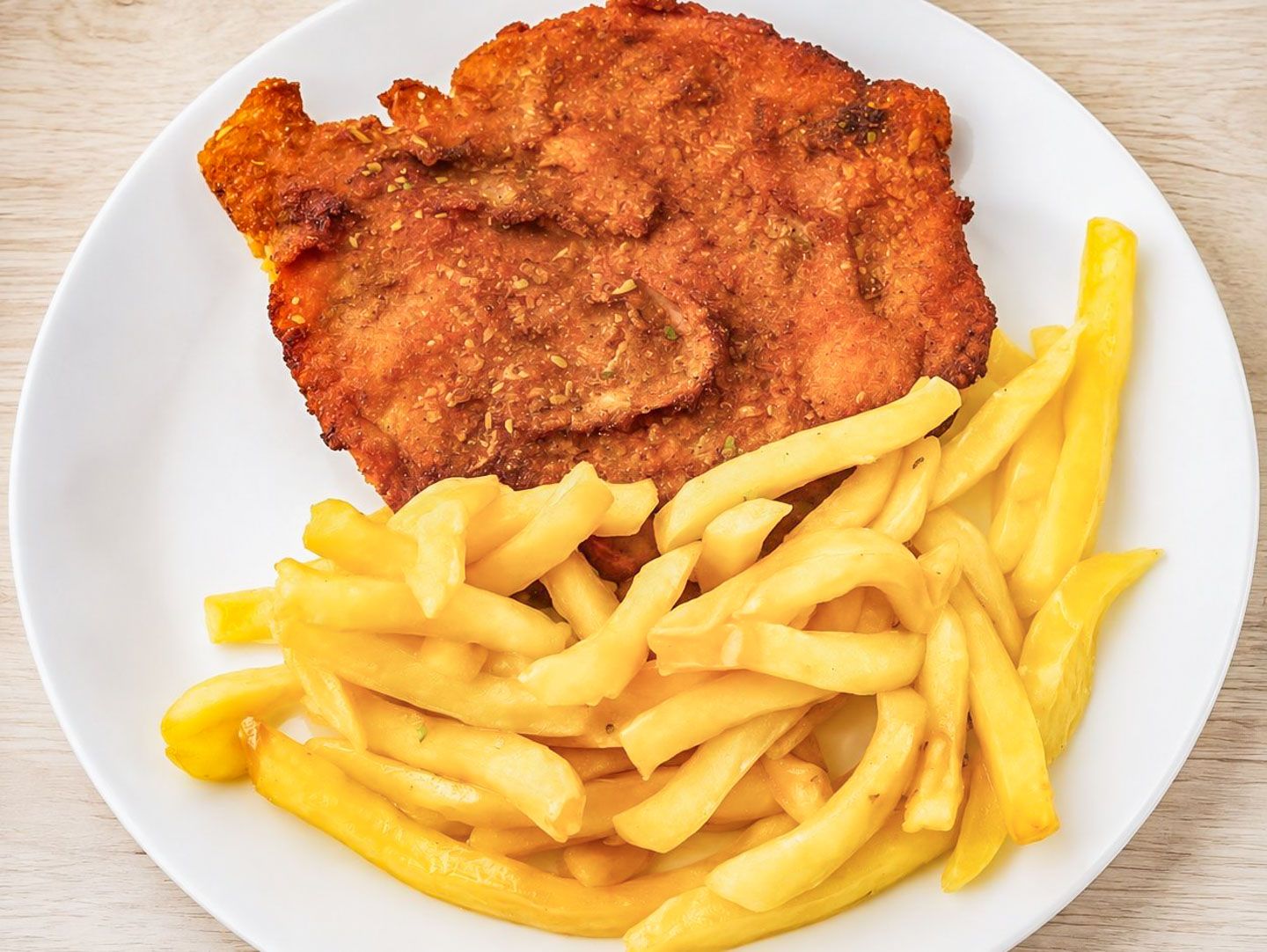 Milanesa + papas