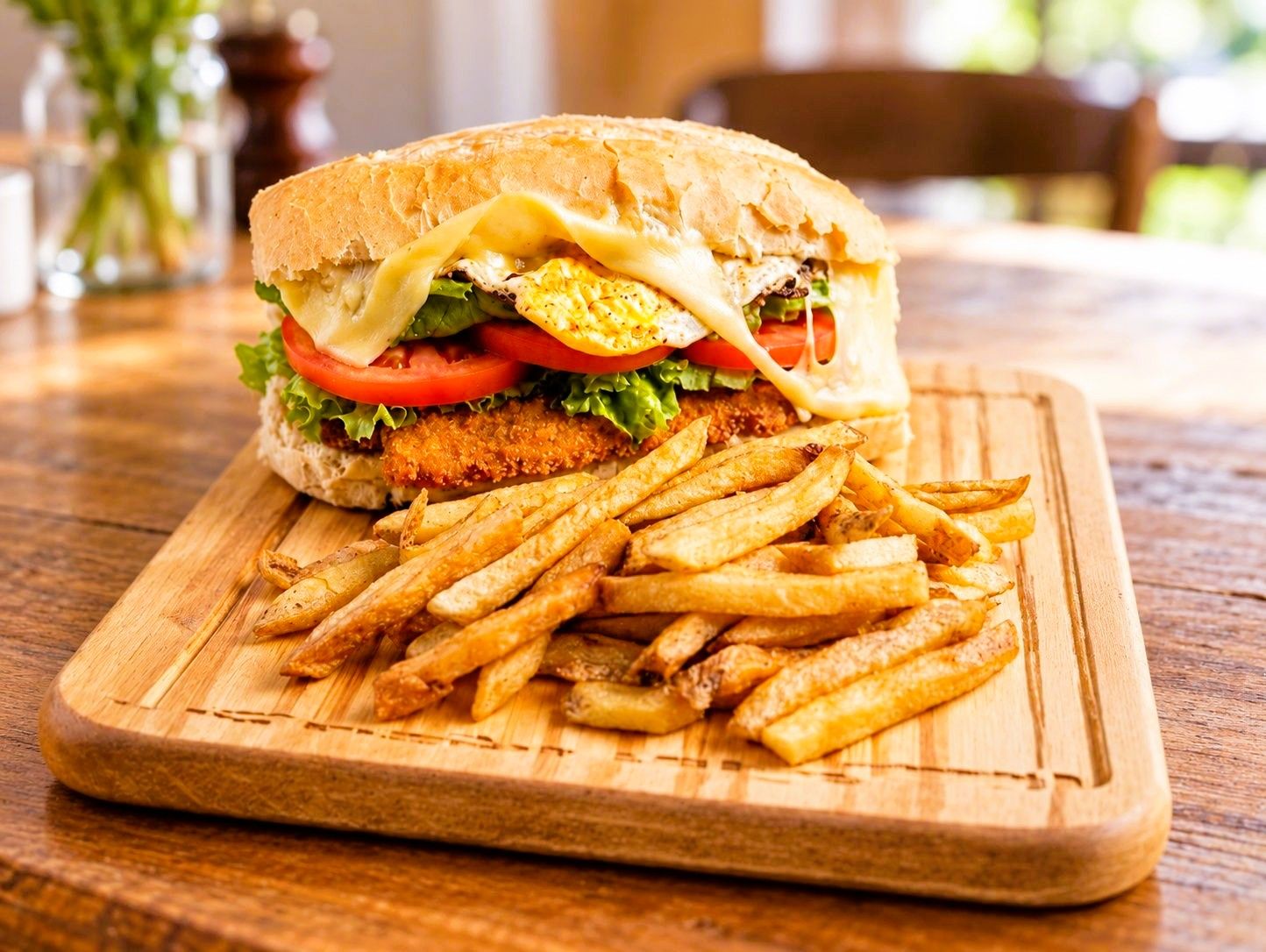 Sandwich de milanesa completo