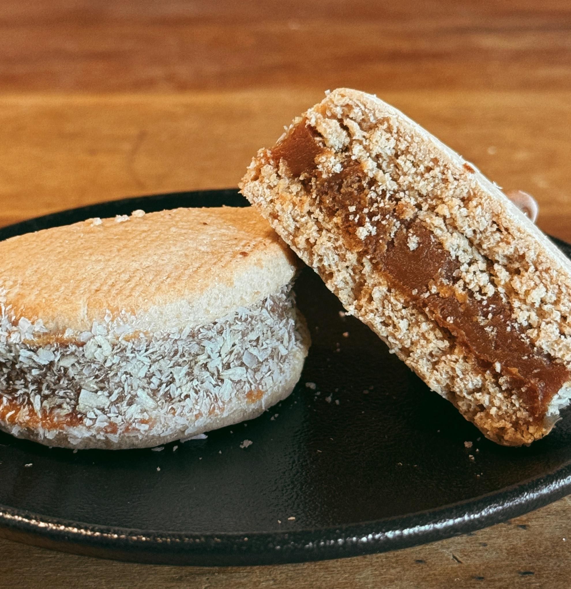 Alfajor de harina de almendras