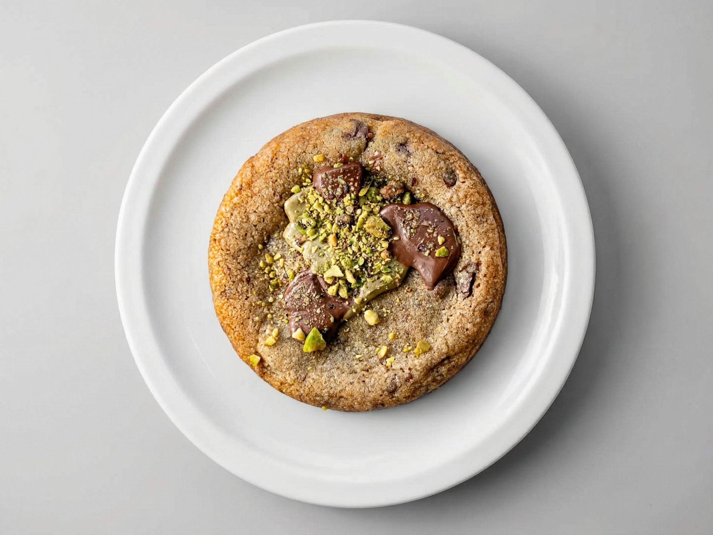 Cookie pistacho y chocolate