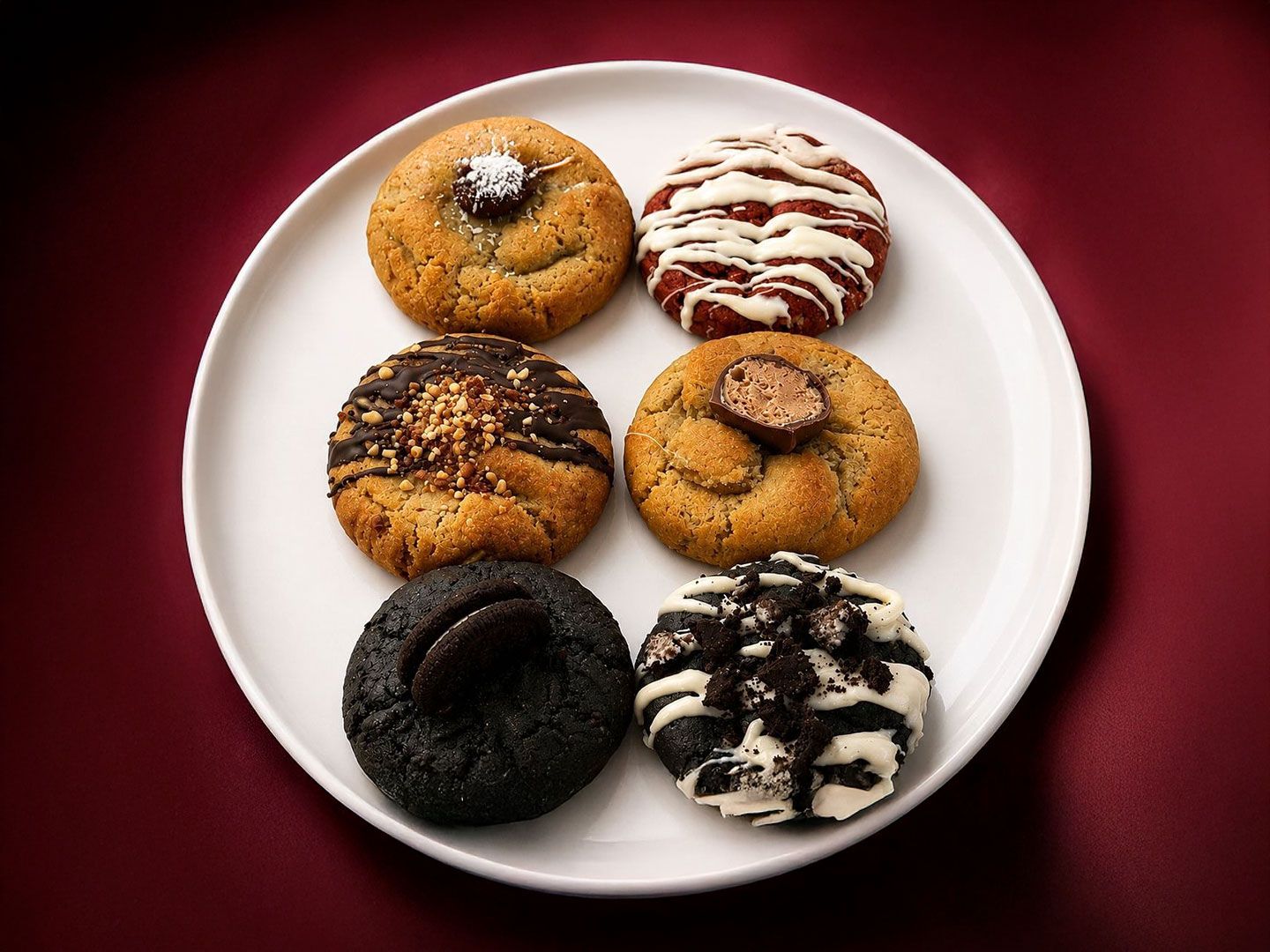 6 cookies clasicas a eleccion