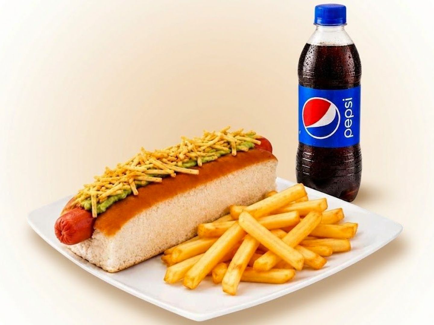 Combo super pancho y fritas