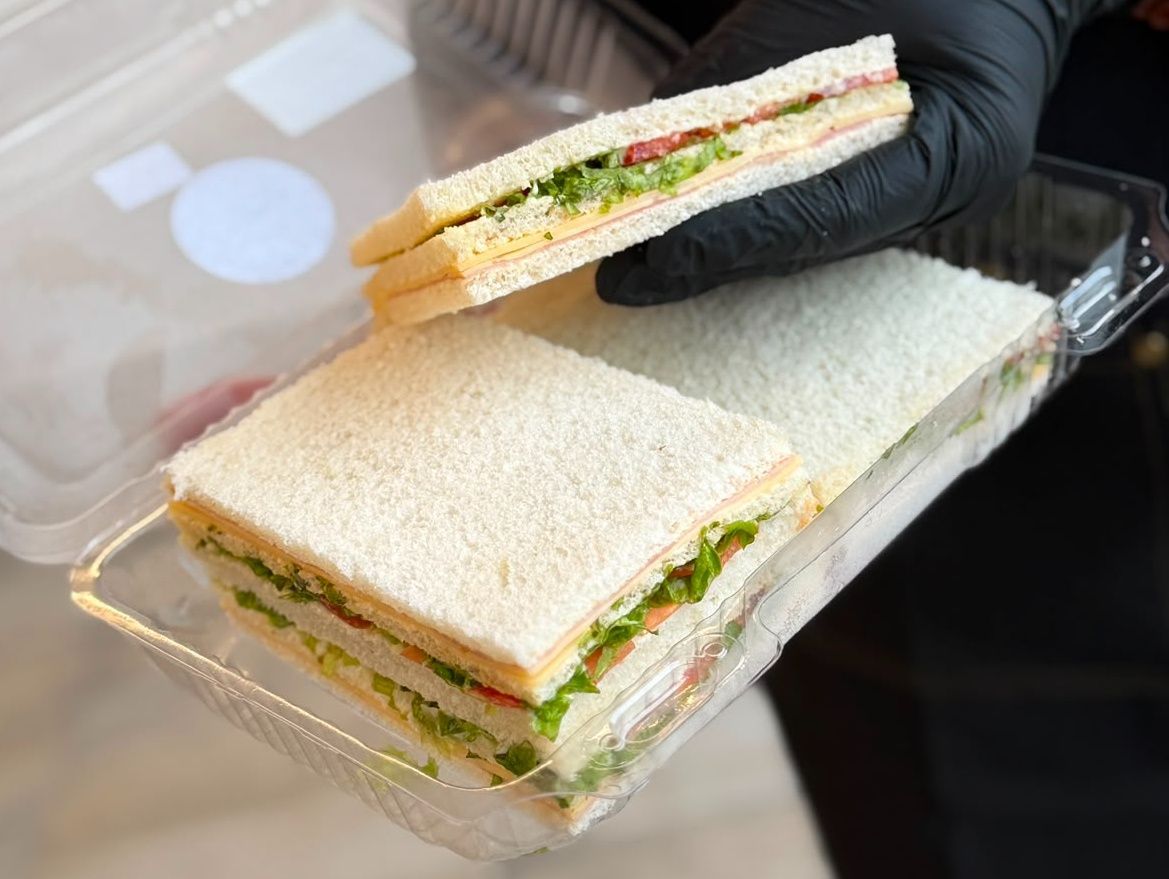 Sándwich pimavera - bandeja