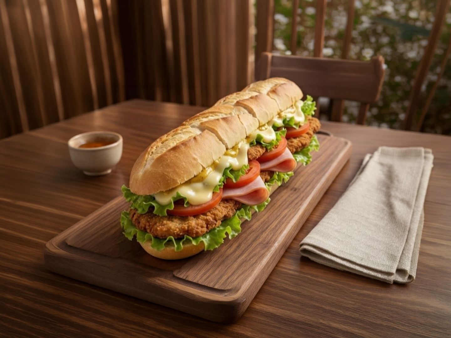 Sándwich de milanesa + papas