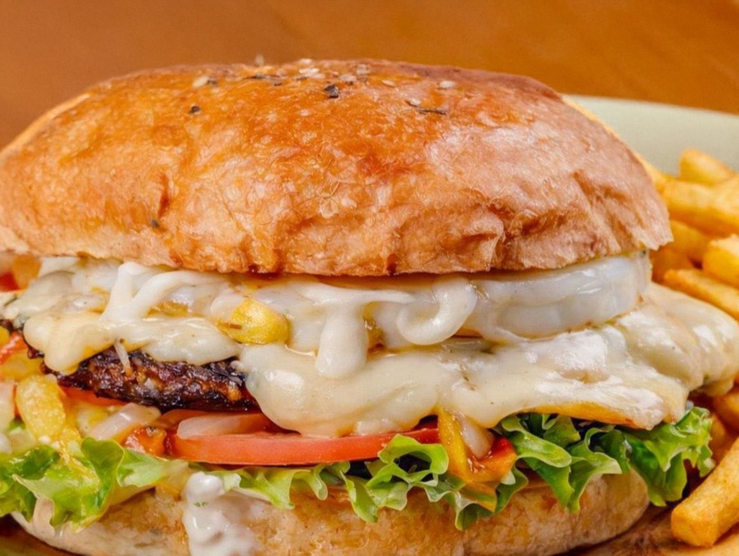 Hamburguesa diego maradó +lata