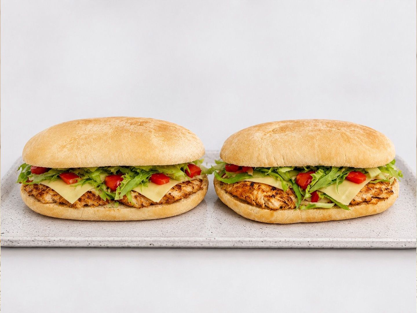 Sándwich de pollo x 2