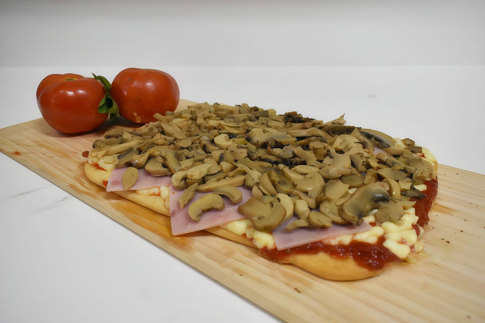 Pizza Con Hongos