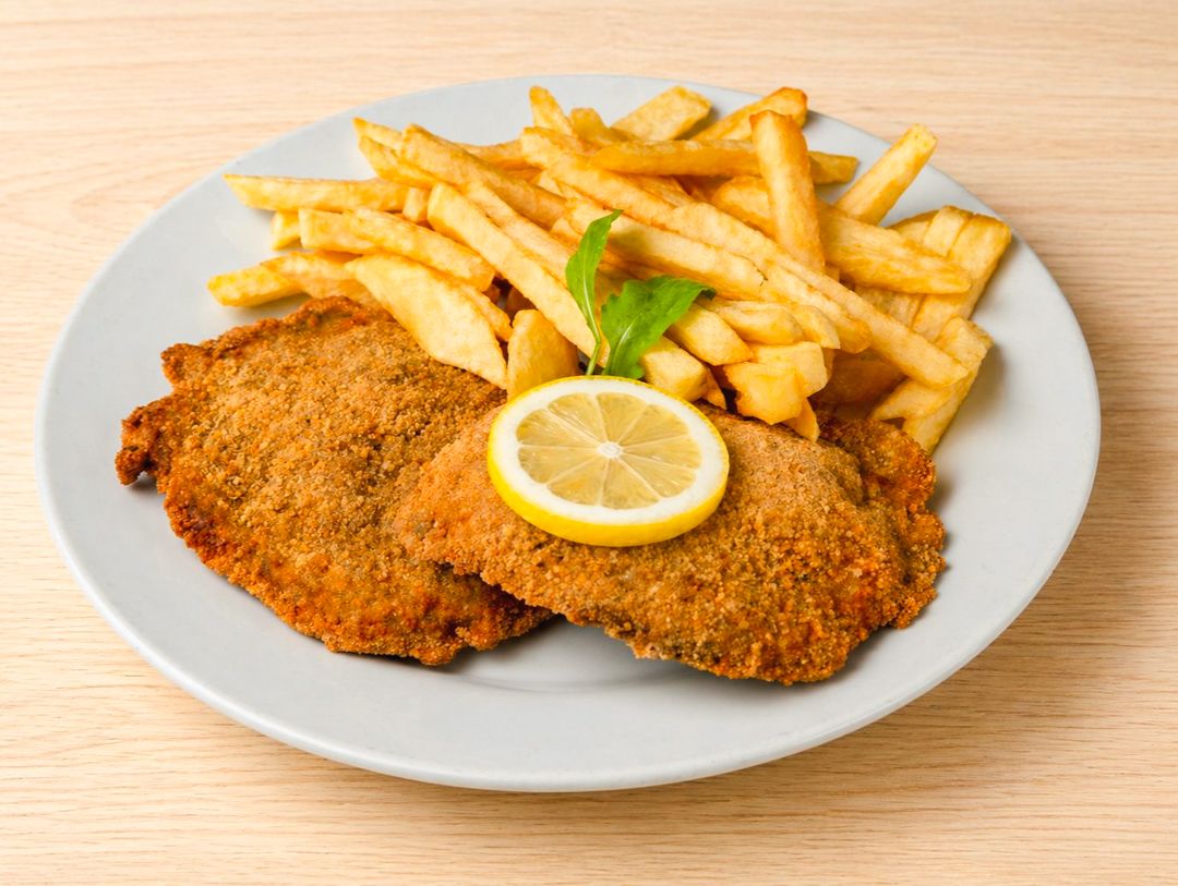 Milanesa de ternera.