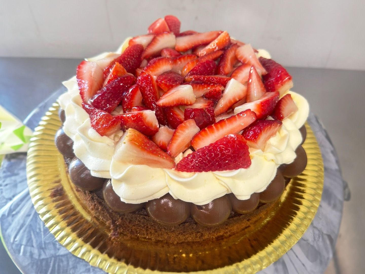 Brownie Con Frutillas