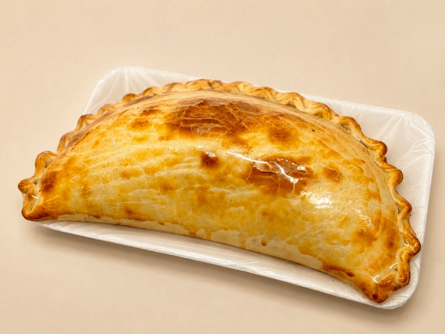 Tarta de cebolla y queso - mitad