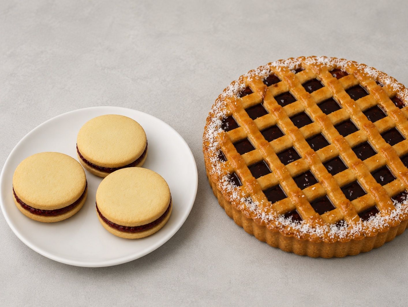 Alfajores x3 + pastafrola a elección.
