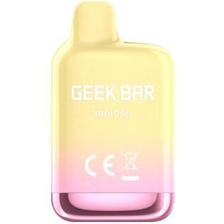Vape Descartable Geek Bar Meloso Mini Strawberry Banana 1500 Hits 1 Unidad