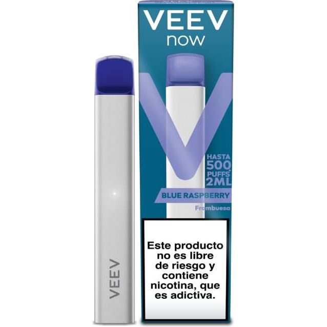 Vaporizador Veev Now 500 Puffs Blue Raspberry