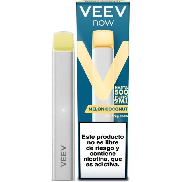 Vape Veev Now Melon Coconut 500 Puffs 1 Unidad